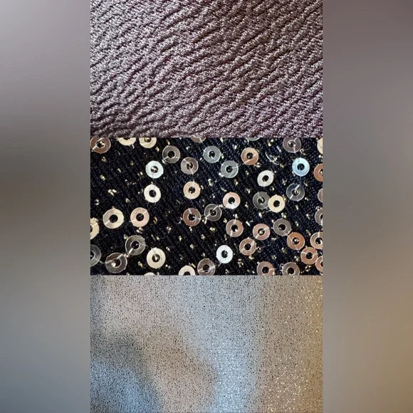 BUNDLE Express Dressy Tops - Black, Gold, Silver - Picture 2 of 16